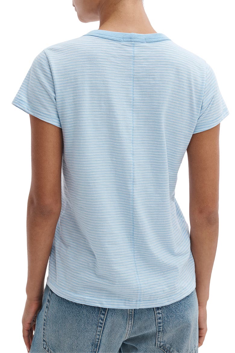 The Slub Stripe T-Shirt, Alternate, color, PERIWINKLE WHITE BLUE MULTI