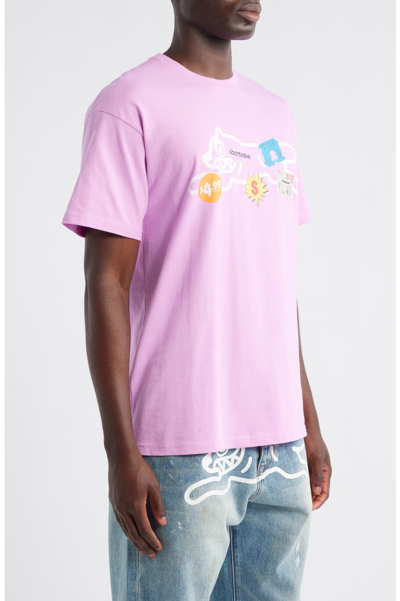 Cashier Graphic T-Shirt, Alternate, color, ORCHID