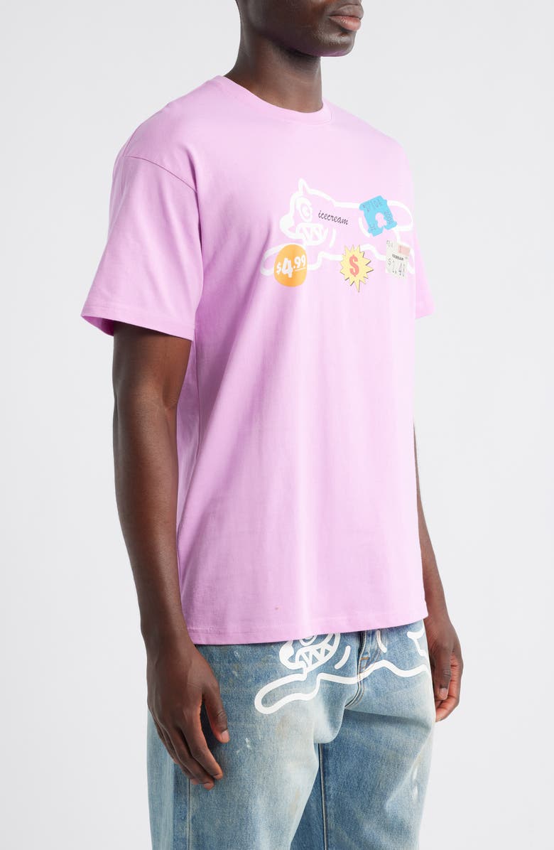 ICECREAM Cashier Graphic T-Shirt, Alternate, color, Orchid