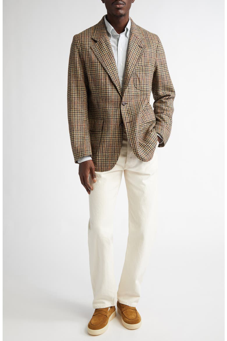 Ticking Stripe Oxford Button-Down Shirt, Alternate, color, GREEN