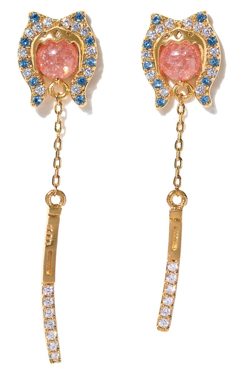 Girls Crew Star Wars<sup>™</sup> Ahsoka Tano<sup>™</sup> Drop Earrings, Alternate, color, Gold