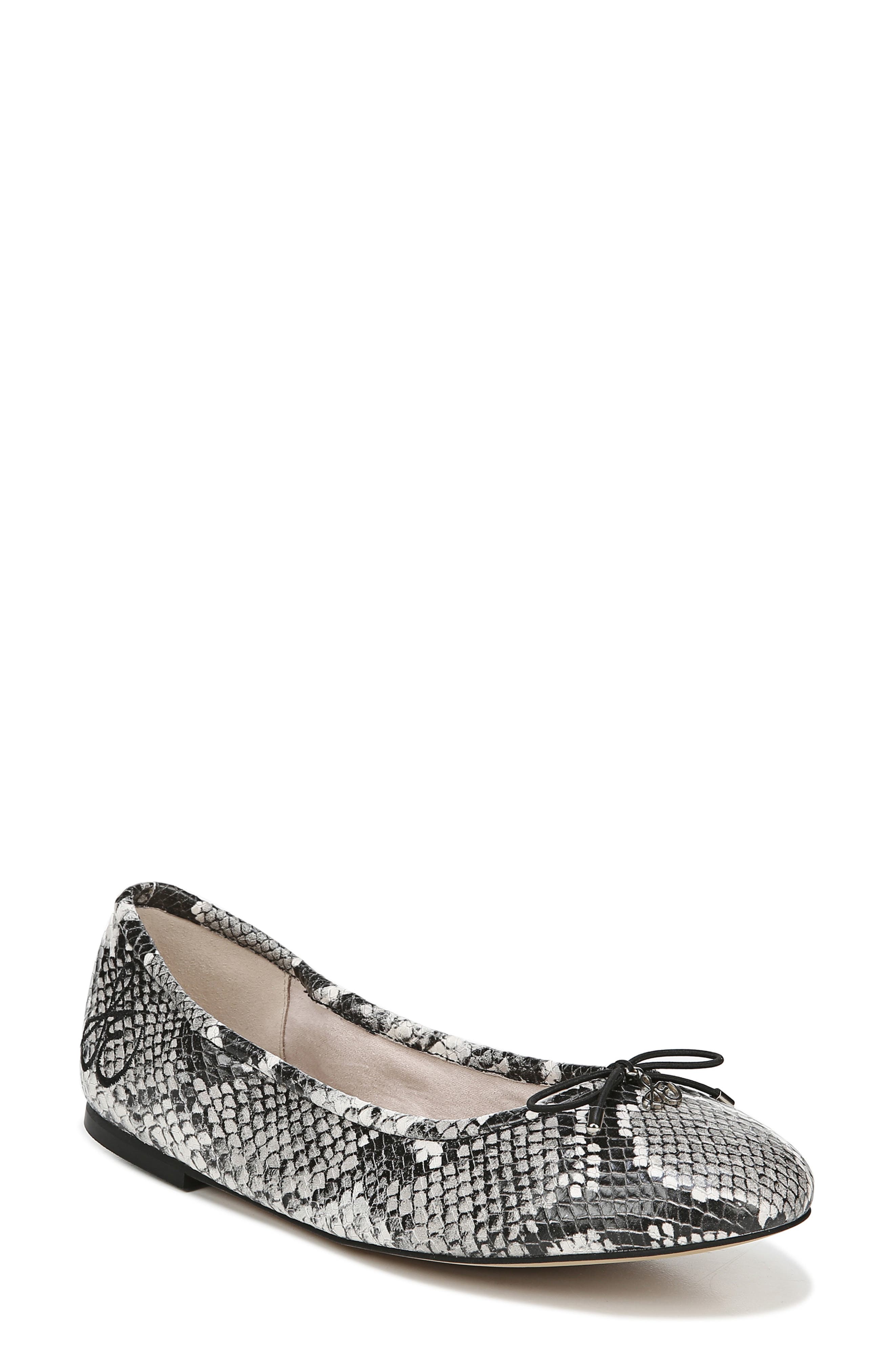 Felicia Flat, Main, color, BLACK/ WHITE