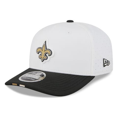 Men's New Era  White/Black New Orleans Saints 2025 NFL Training Camp 9SEVENTY Adjustable Hat