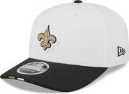 New Era Men's New Era  White/Black New Orleans Saints 2025 NFL Training Camp 9SEVENTY Adjustable Hat