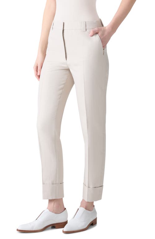 Akris Maxima Cotton & Silk Blend Ankle Pants