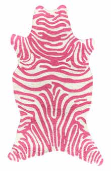 Mini Zebra Pink Indoor Rug