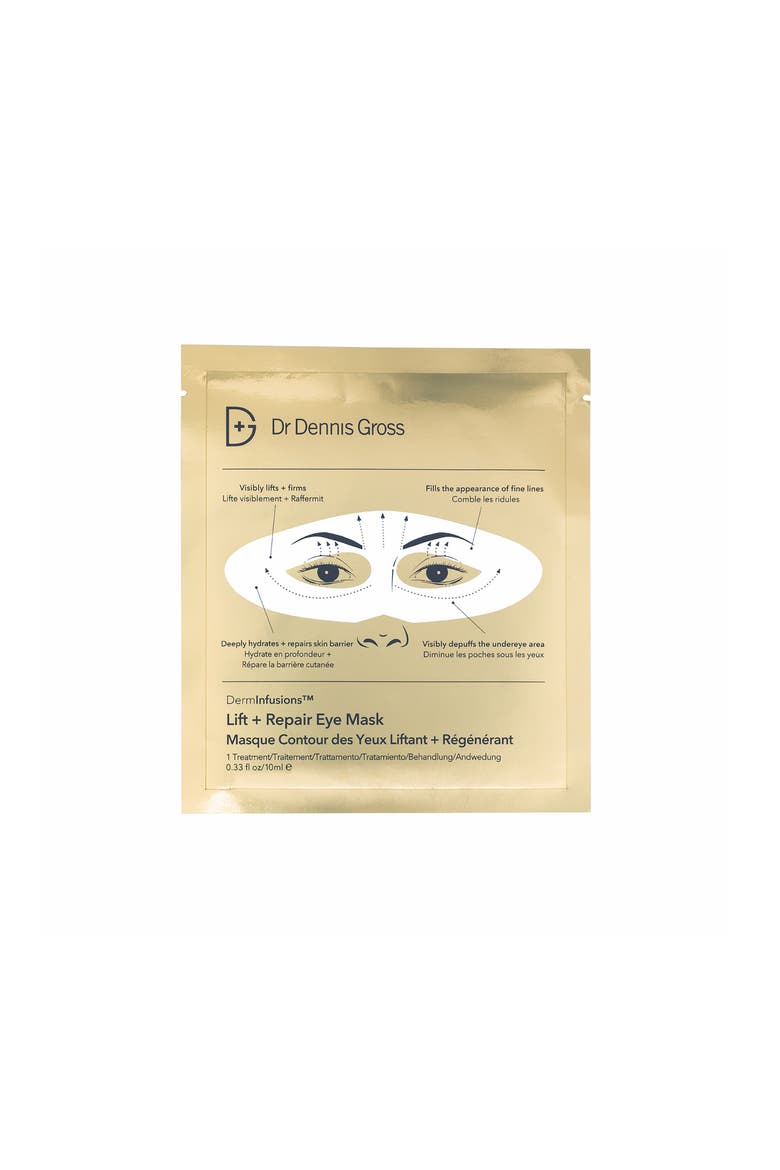 DermInfusions Lift + Repair Eye Mask, Main, color, NO COLOR