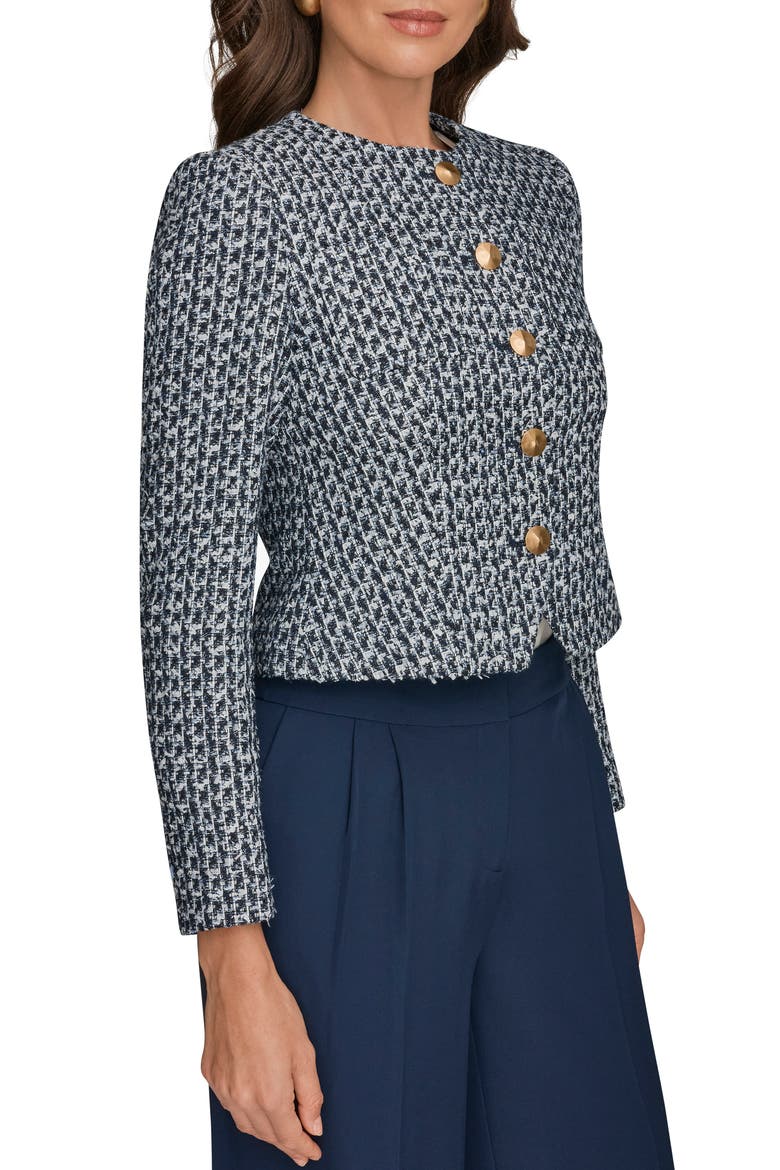 Tweed Crop Jacket, Alternate, color, NIGHTFALL MULTI