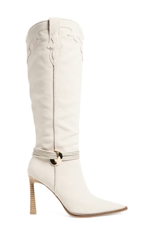 Steve Madden Kyndall Tall Boot In White