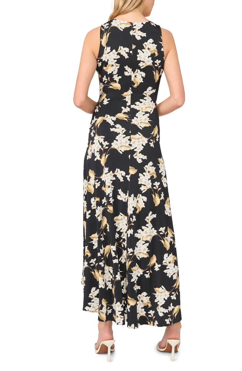 Ted Baker Ariana Floral Print Ruched Sleeveless Maxi Dress, Alternate, color,