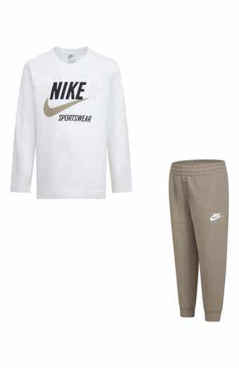 Kids' Retro Just Do It Long Sleeve T-Shirt & Joggers Set