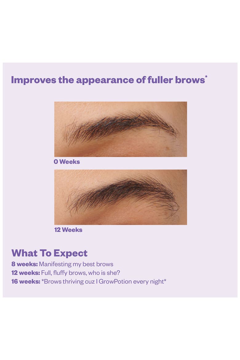 GrowPotion Fluffy Lash + Brow Boosting Serum, Alternate, color, NO COLOR