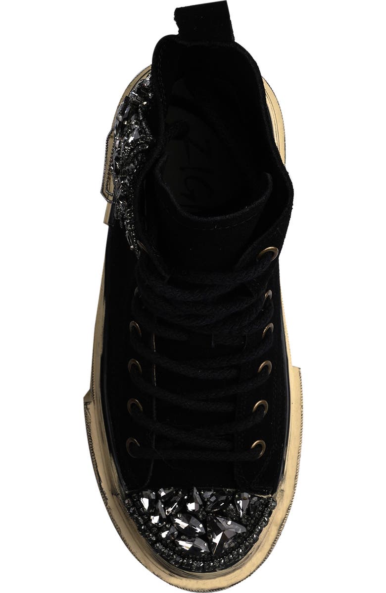ZIGI Hattie Star Appliqué High Top Platform Sneaker, Alternate, color,