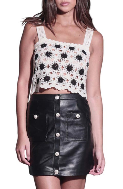 Beverly Crochet Tank