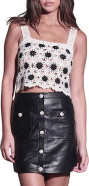 Walter Baker Beverly Crochet Tank