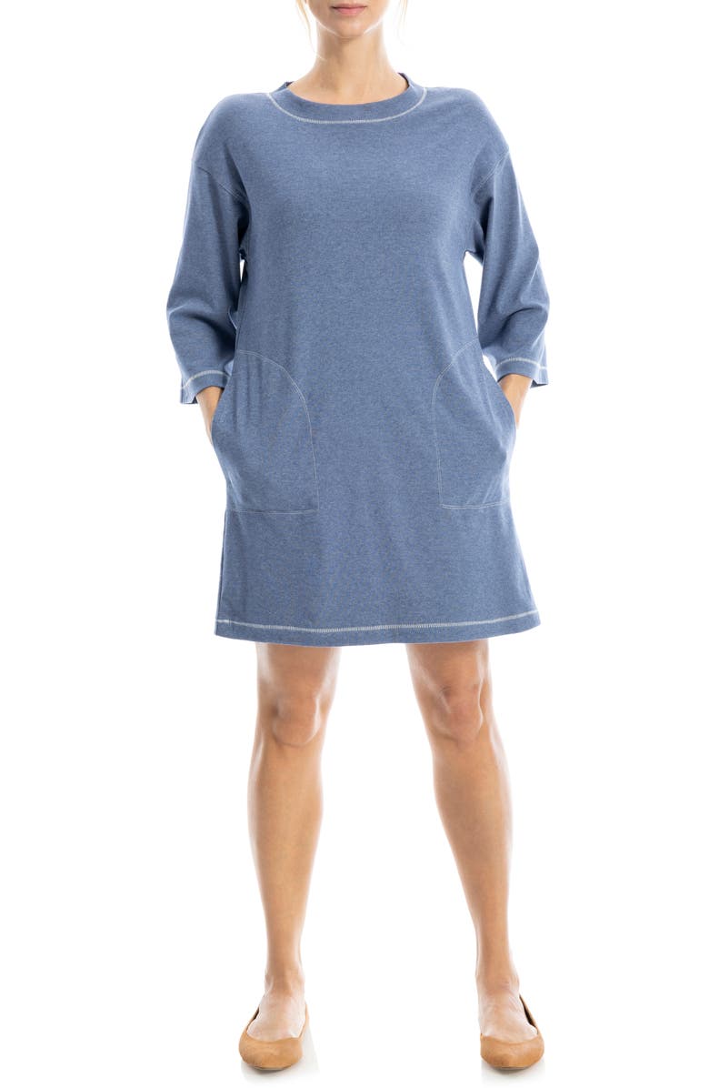 MAX STUDIO Sheath Dress, Alternate, color, Heather Denim