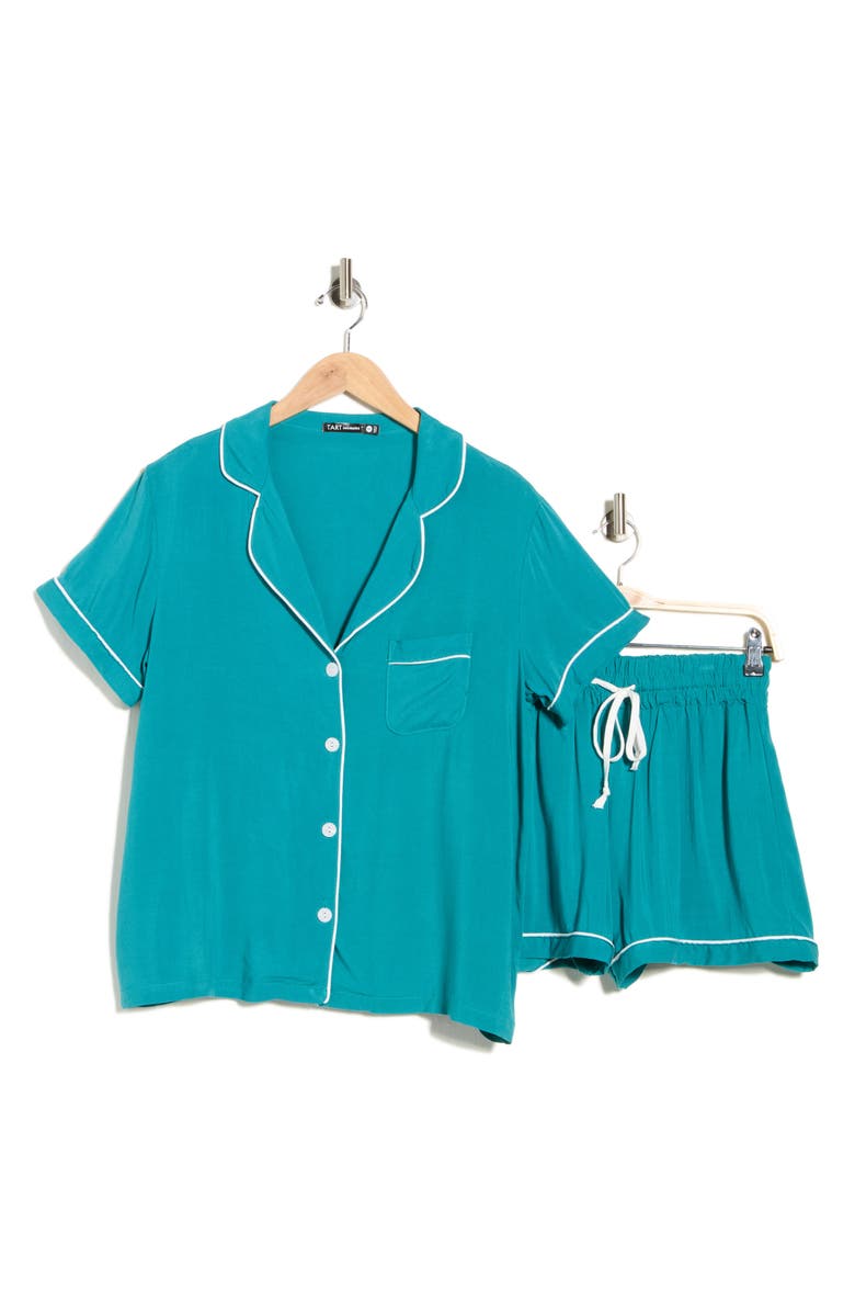 Tart Dixie Shorts Pajamas, Alternate, color, Teal