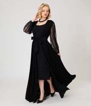 Unique Vintage Billow Long Sleeved Hollywood Duster