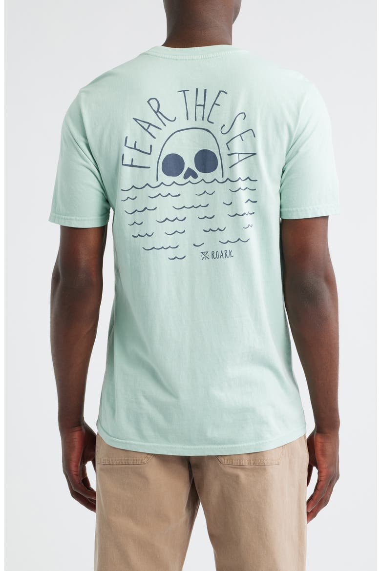 Fear the Sea Graphic T-Shirt, Alternate, color, HARBOR