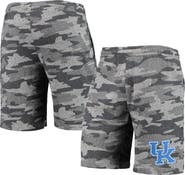 CONCEPTS SPORT Men's Concepts Sport Charcoal/Gray Kentucky Wildcats Camo Backup Terry Jam Lounge Shorts