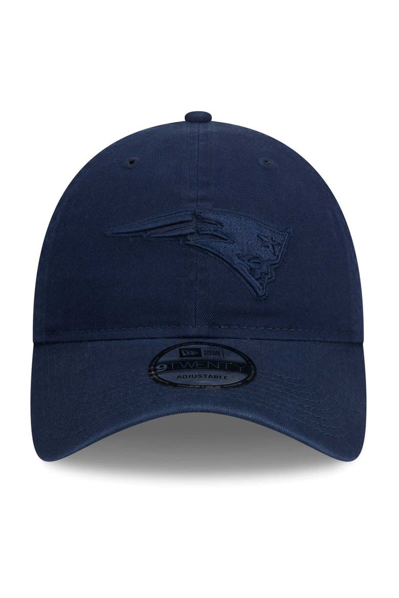 Men's New Era Navy New England Patriots Color Pack 9TWENTY Adjustable Hat, Alternate, color, Navy