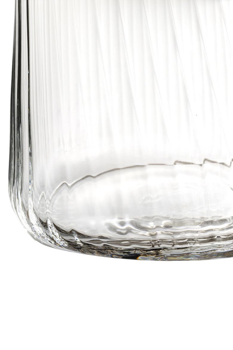 Poznan Optical Glass Tumbler 18 oz Transparent Set of 8, Alternate, color, Clear