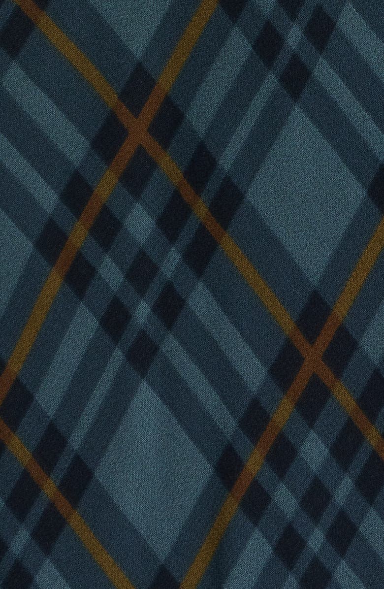 Reformation Brandy Plaid Miniskirt, Alternate, color, Slate Plaid