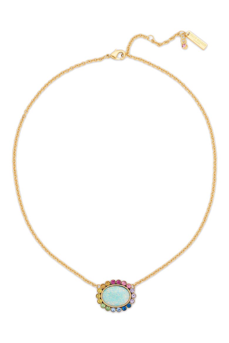 Crystal Pendant Necklace, Main, color, CRYSTAL MULTI