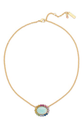 Shop Kurt Geiger London Crystal Pendant Necklace