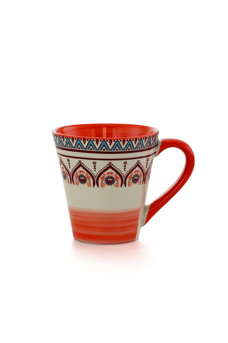 Zen Rust Mozaik 16 Piece Dinnerware Set, Alternate, color, Orange