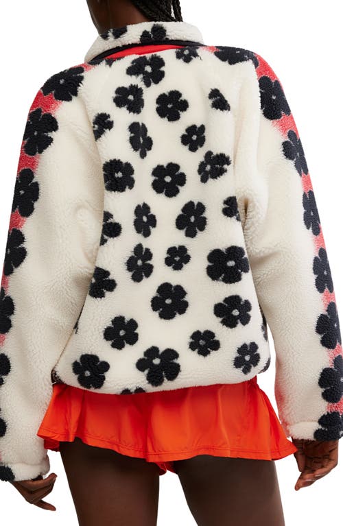 Free People Fp Movement Rocky Ridge Fleece Jacket In Multi
