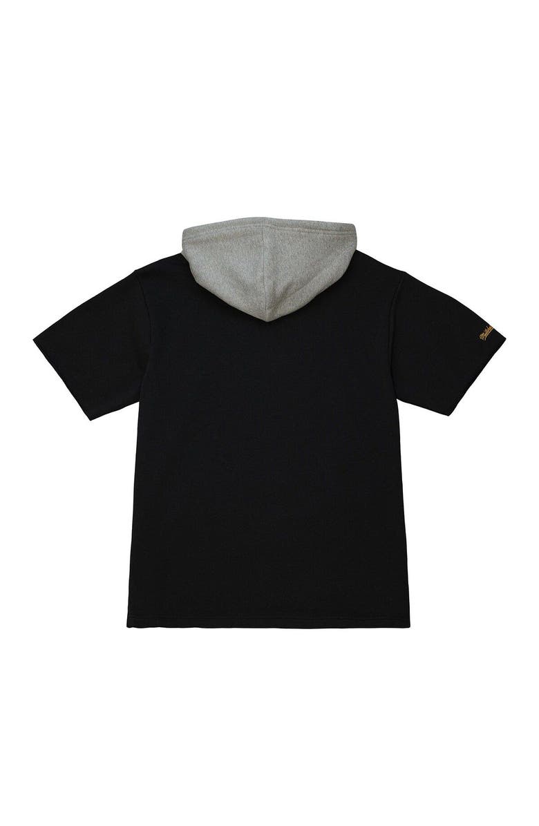 Mitchell & Ness Men's Mitchell & Ness Black Las Vegas Raiders Postgame Short Sleeve Hoodie, Alternate, color, Black