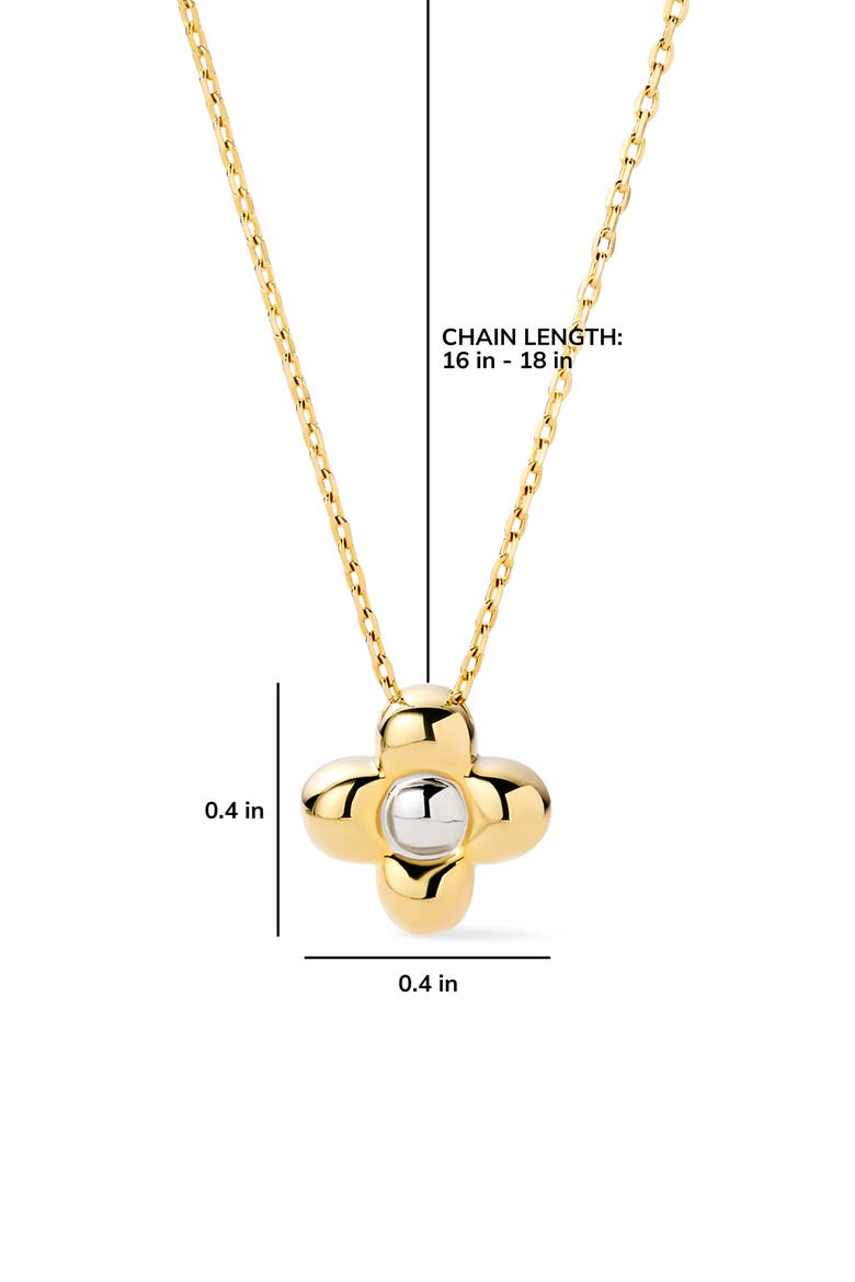 Liora Mini Pendant Necklace, Alternate, color, GOLD / SILVER