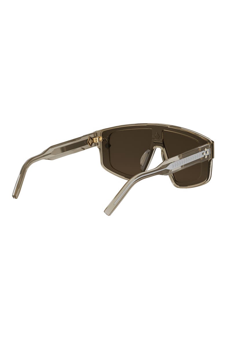 CD Diamond M1U Mask Sunglasses, Alternate, color, SHINY BEIGE / BROWN
