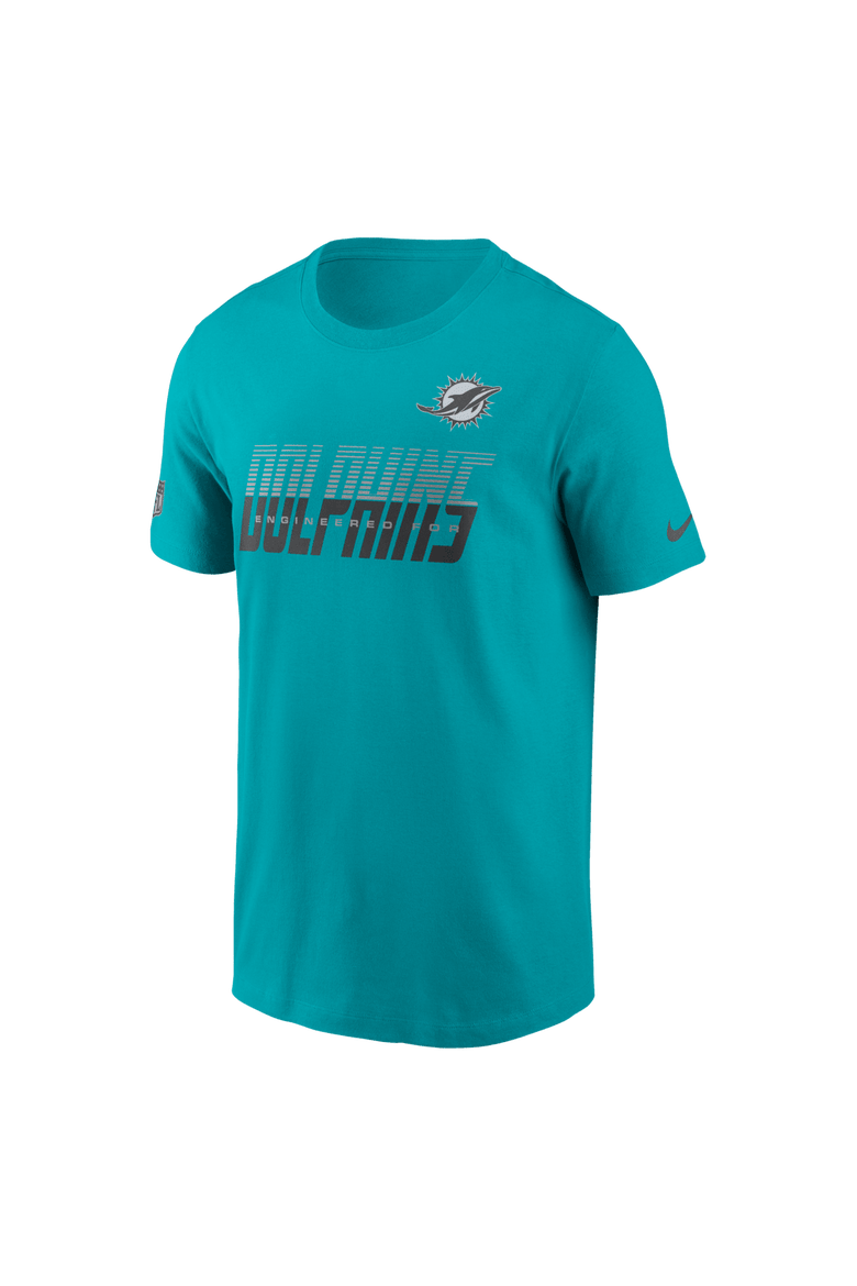 Men's Nike Aqua Miami Dolphins Sideline Dri-FIT T-Shirt, Alternate, color, Aqua