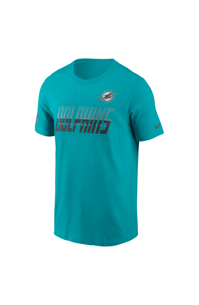 Nike Men's Nike Aqua Miami Dolphins Sideline Dri-FIT T-Shirt, Alternate, color, Aqua