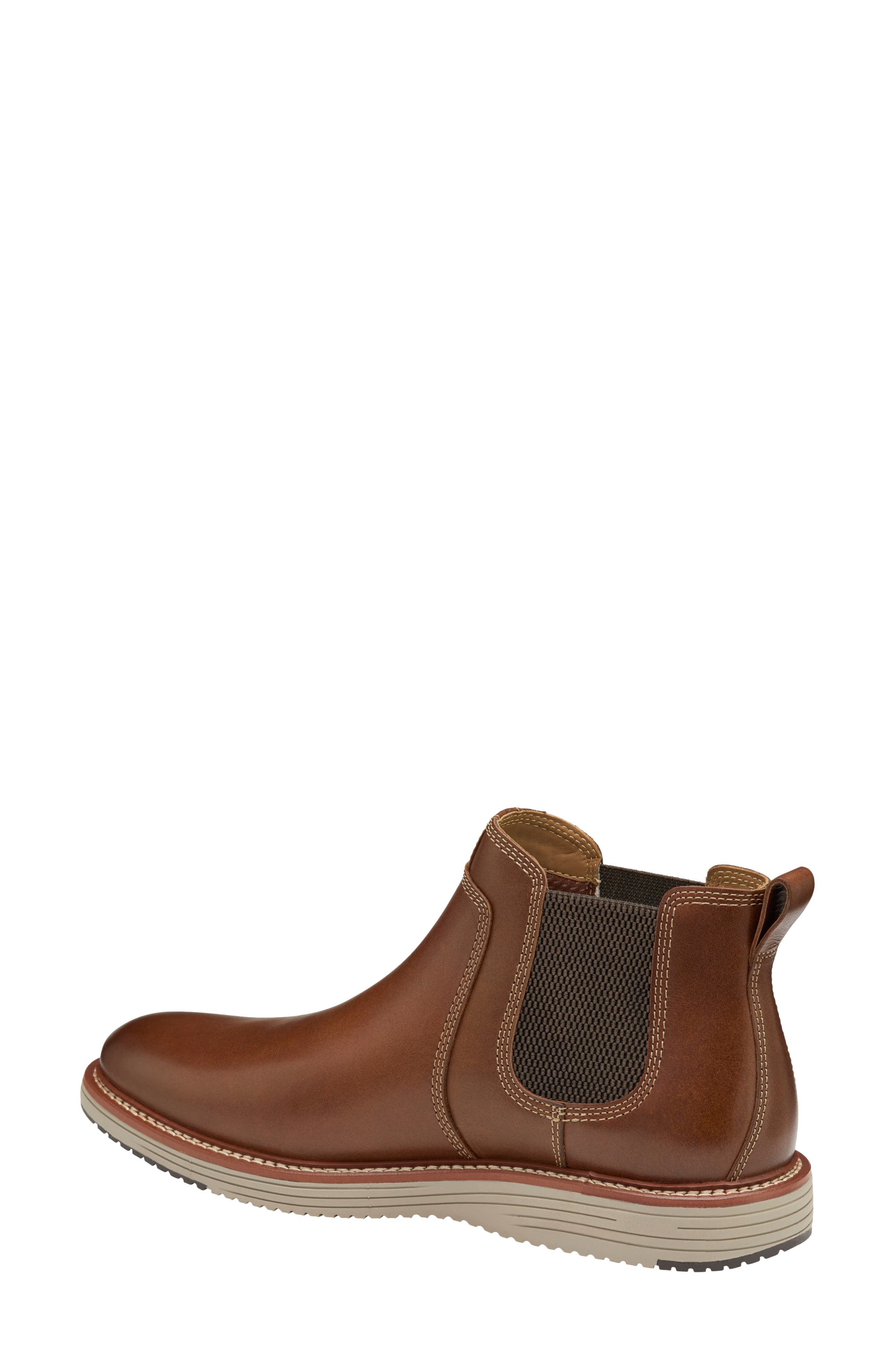 Johnston & Murphy Upton Chelsea Boot, Alternate, color, Tan Full Grain