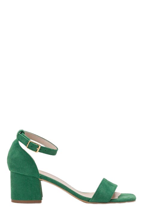 Iva Low Block Heel Sandals