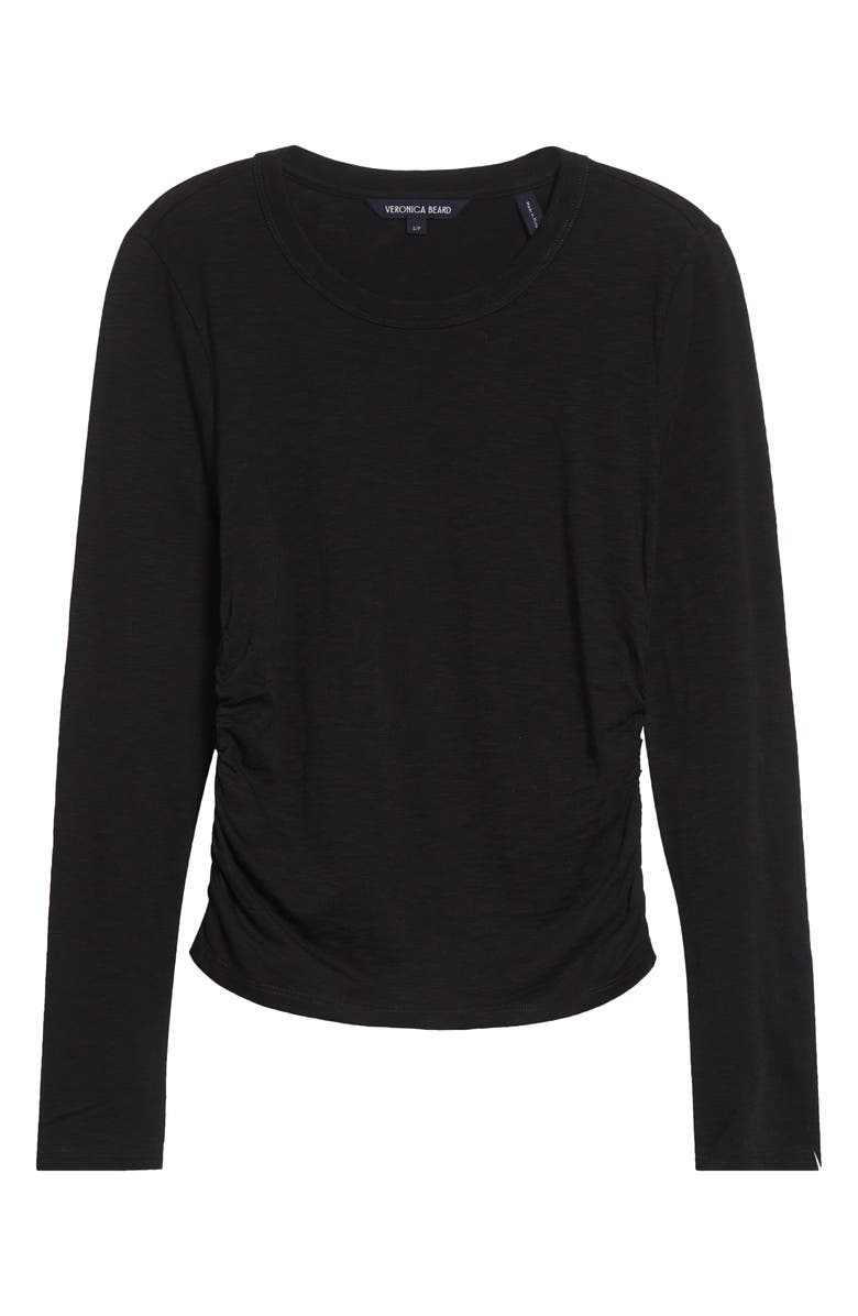 Veronica Beard Kisha Top, Alternate, color, Black