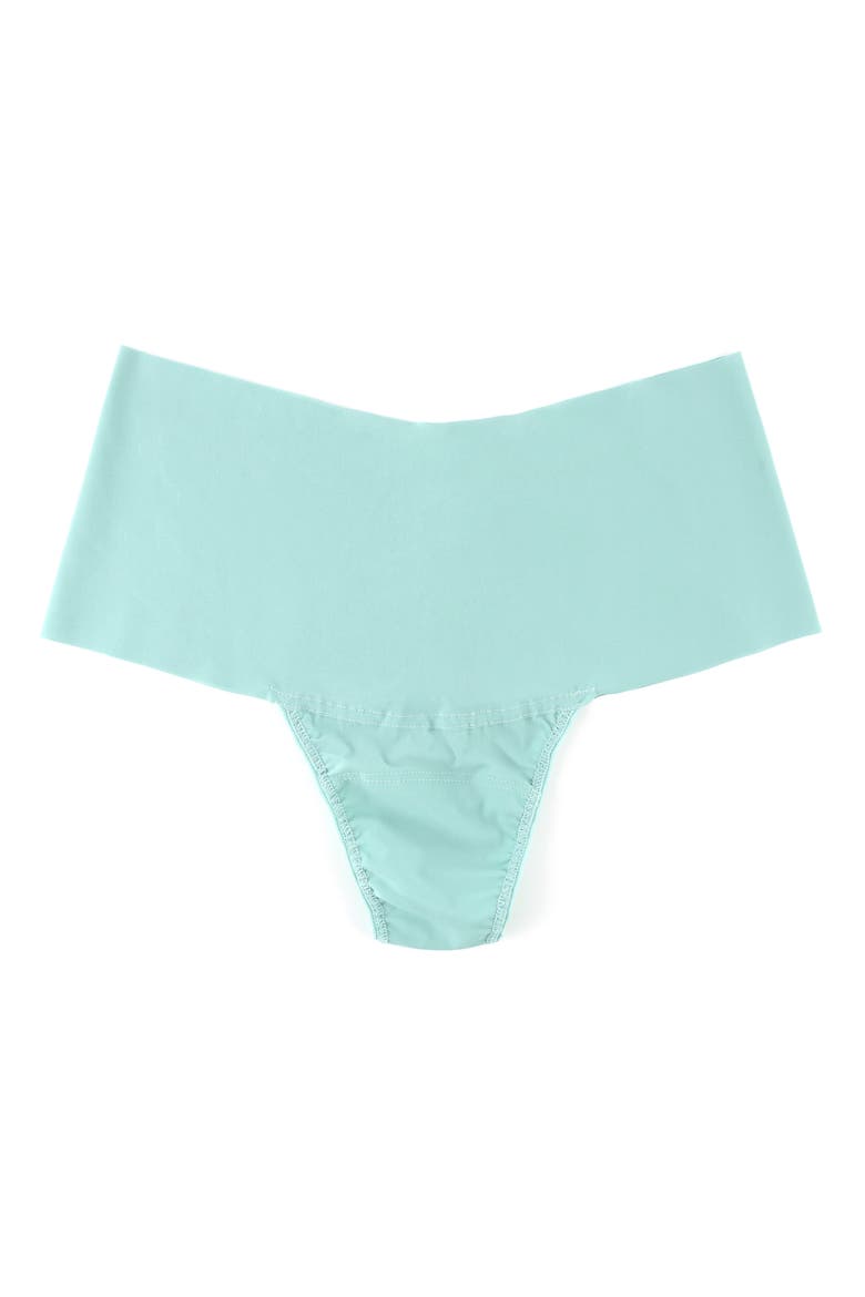 Breathe High Waist Thong, Alternate, color, EUCALYPTUS GREEN