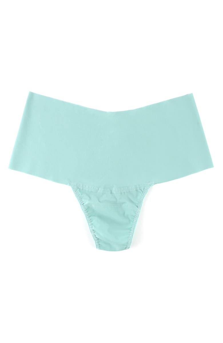 Hanky Panky Breathe High Waist Thong, Alternate, color, Eucalyptus Green