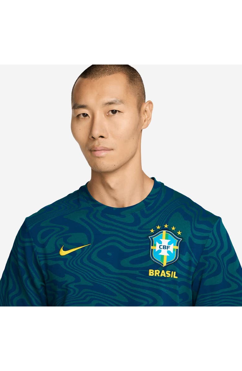 Nike Men's Nike Teal Brazil National Team 2026 Primary Statement Dri-FIT T-Shirt, Alternate, color, Teal