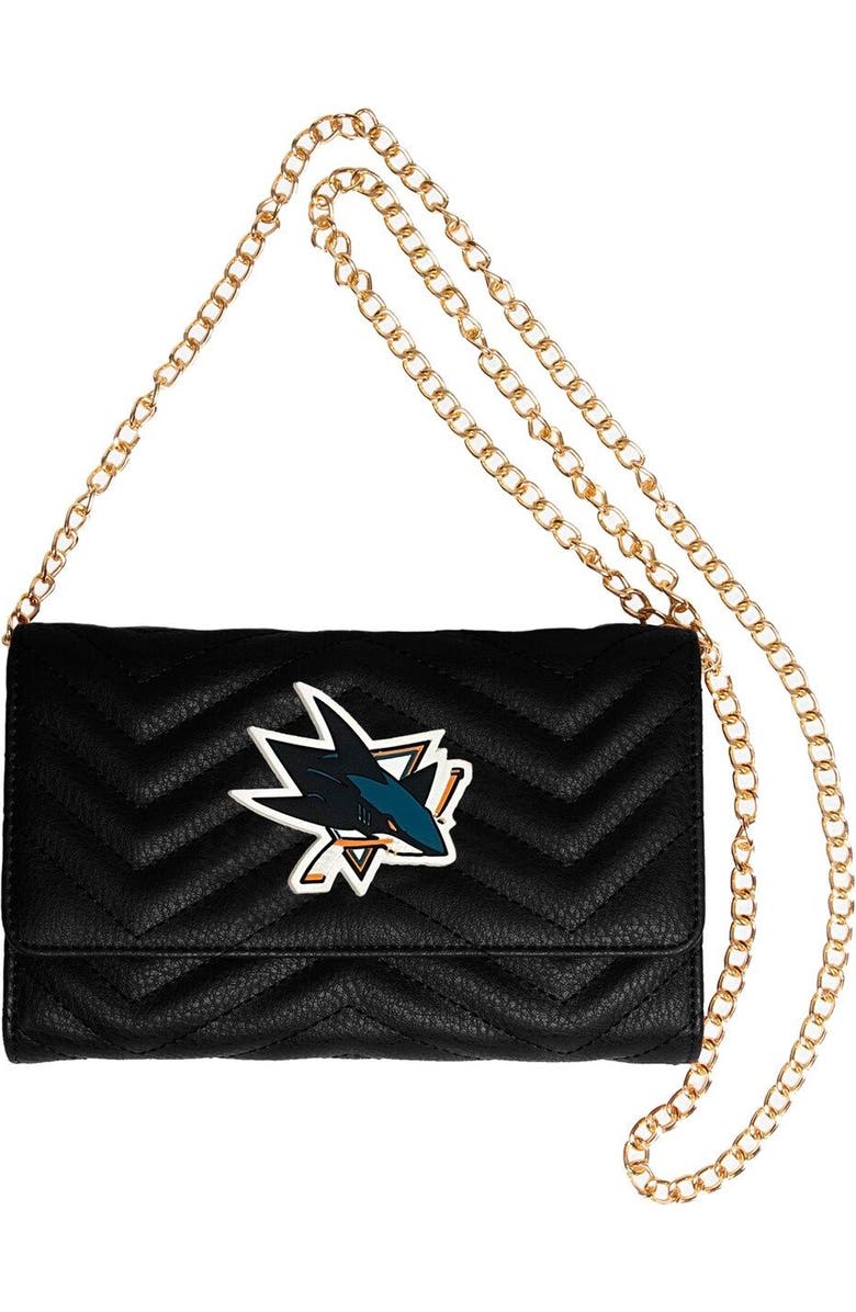 CUCE San Jose Sharks Crossbody Purse, Main, color,