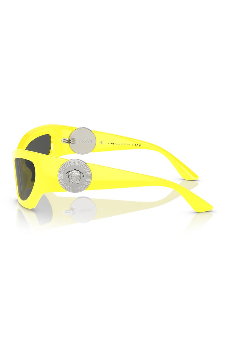 60mm Cat Eye Sunglasses, Alternate, color, YELLOW