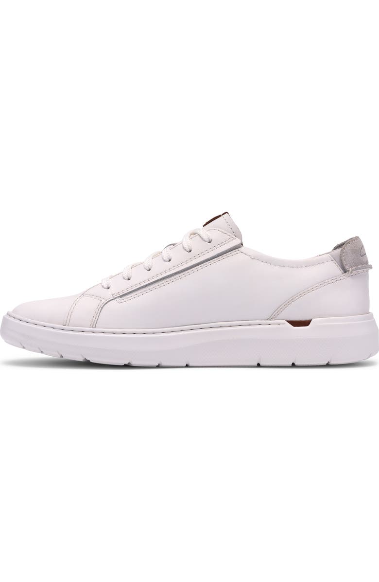 Clarks<sup>®</sup> Flexwell Lace Low Top Sneaker, Alternate, color, White