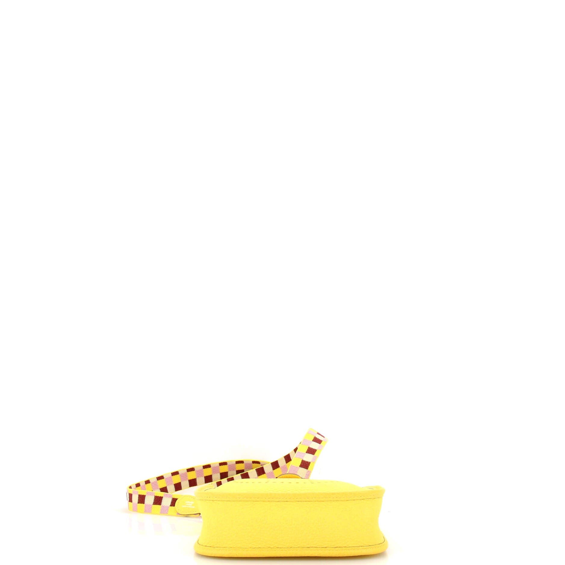 Pre-Owned Hermes Evelyne Bag Gen III Clemence TPM, Alternate, color, Lime