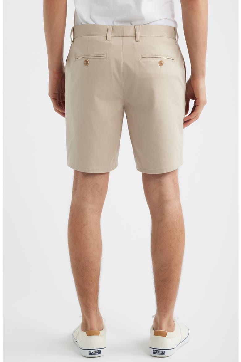 Jupiters Stretch Cotton Blend Chino Shorts, Alternate, color, KHAKI