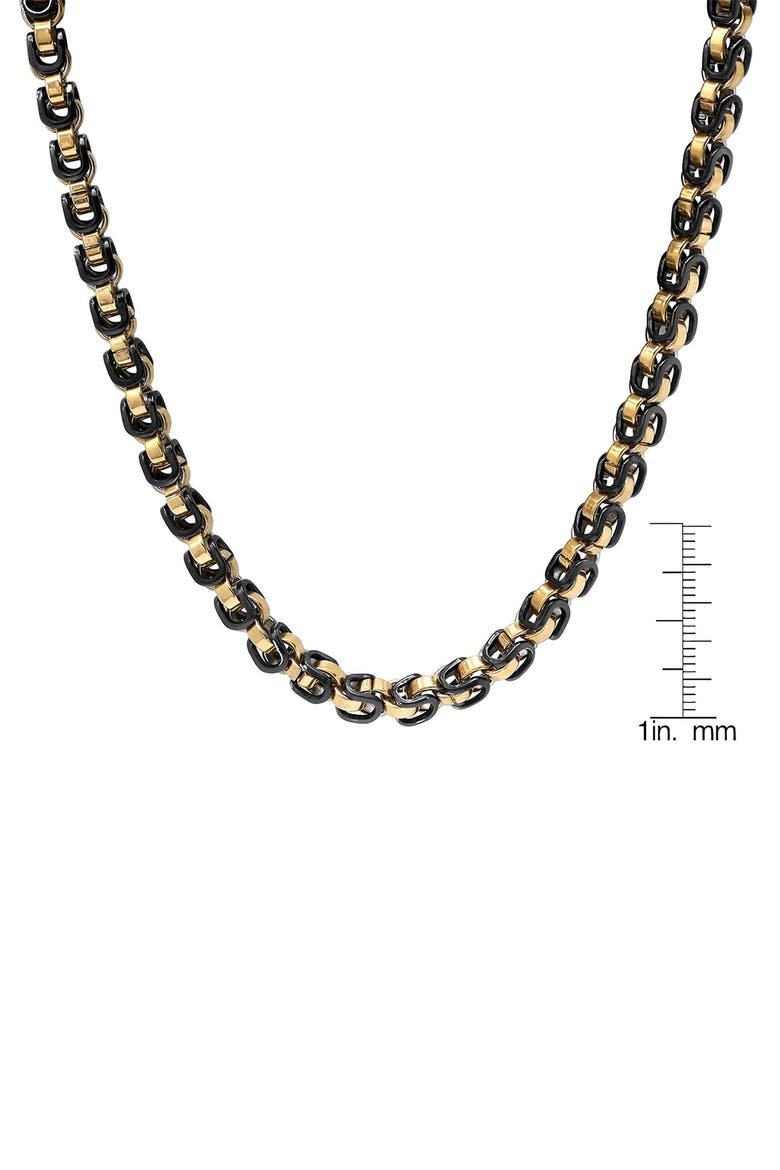 Men's 18k Gold Plated Chain Necklace, Alternate, color, GOLD