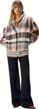 Missoni Quilted Jacket With Check Pattern