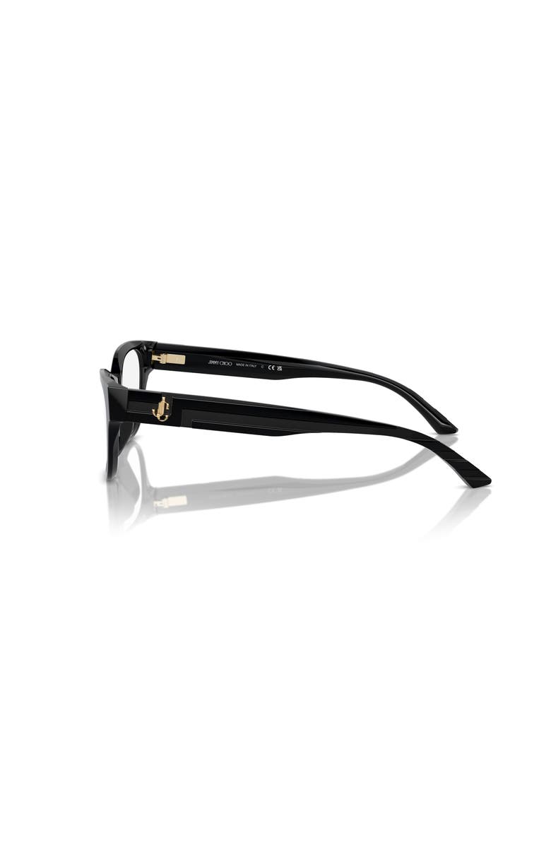 Jimmy Choo 54mm Cat Eye optical glasses, Alternate, color, Black